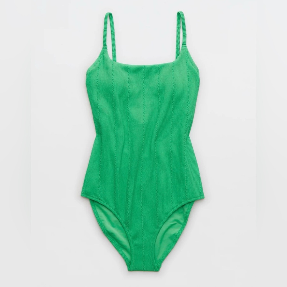 THE Aerie Green One Piece Swim Suit YOU’RE LOOKING FOR